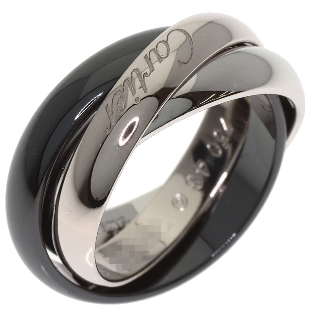 Cartier 18k Silver Trinity Ring #48 View 2